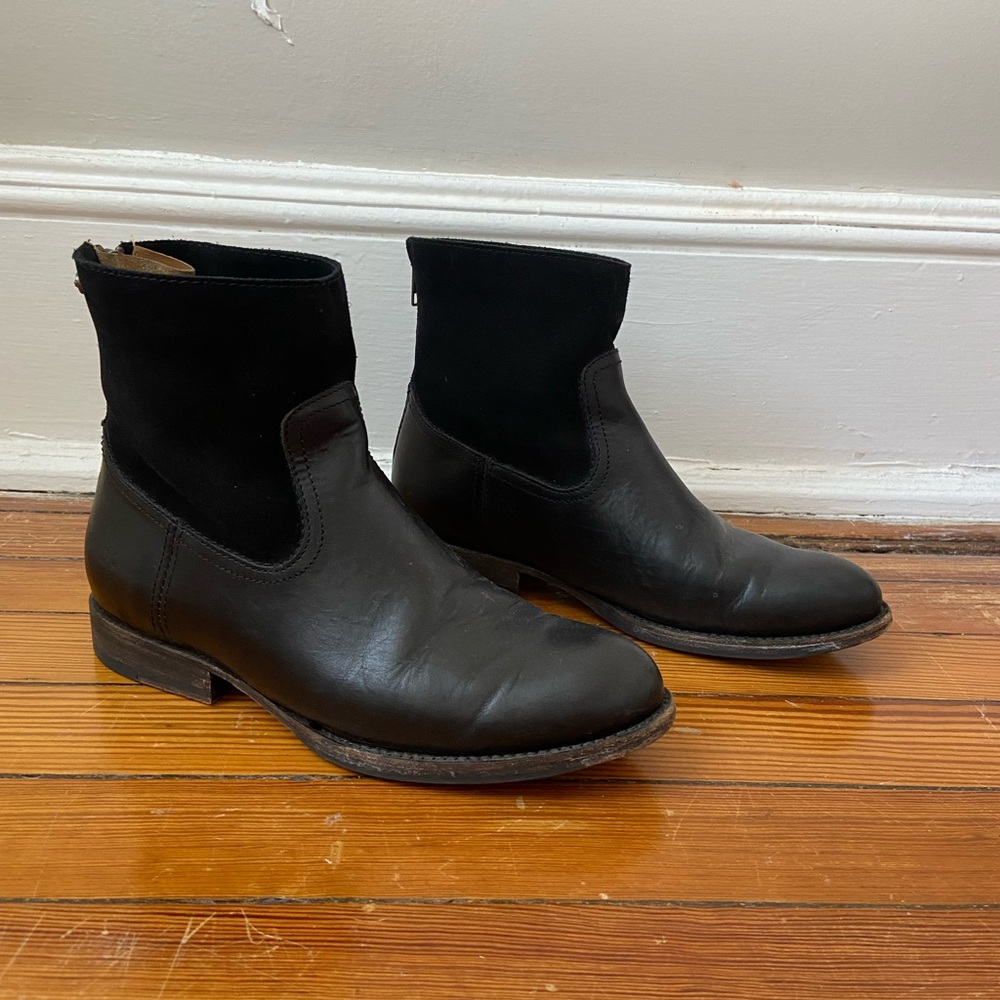 Frye Black Ankle Boots